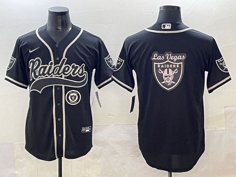 Men 2025 Oakland Raiders Blank Black Joint Name Nike Limited NFL Jersey style 31->oakland raiders->NFL Jersey